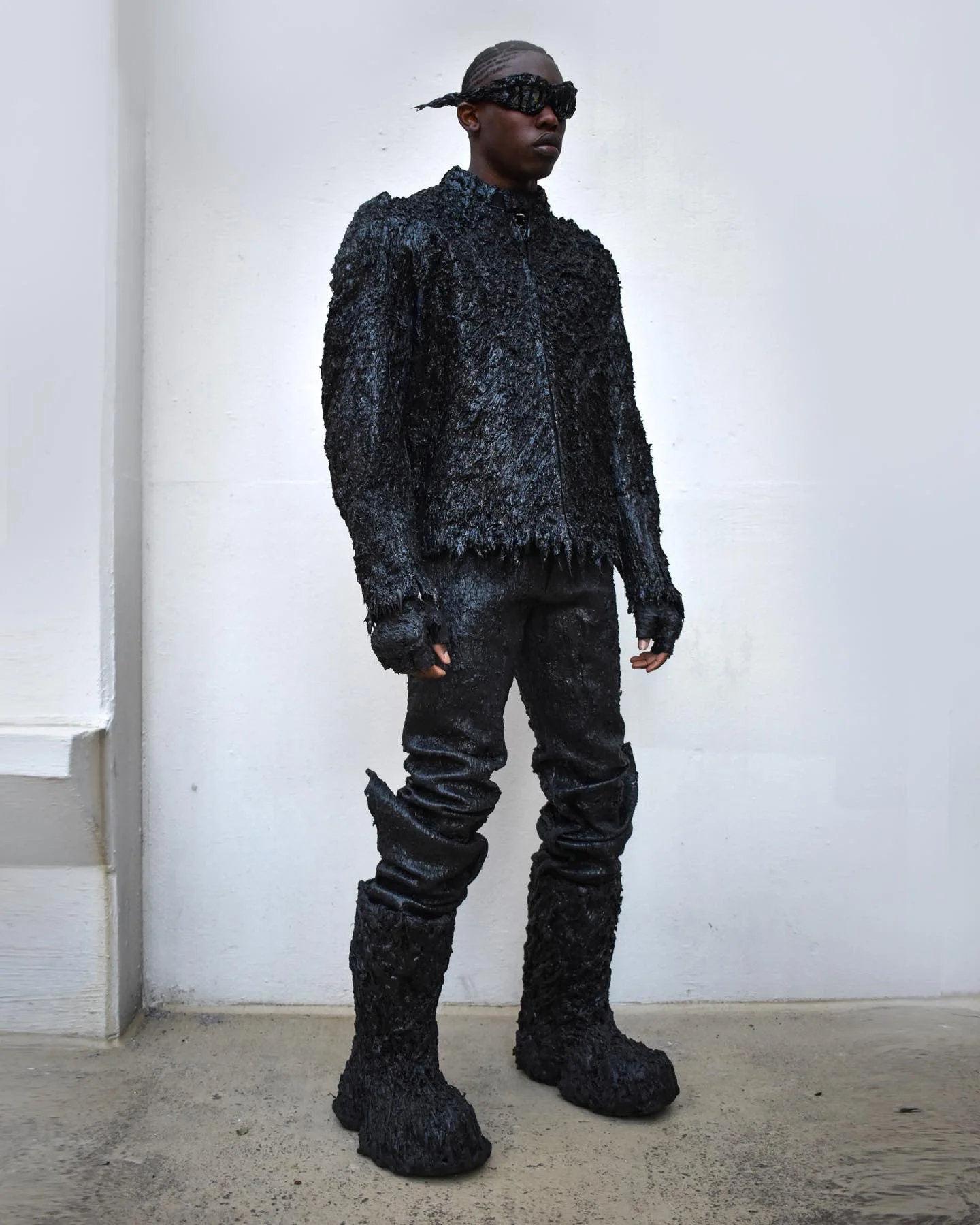 BLACK RIDDICK MOTO JACKET - Image 4