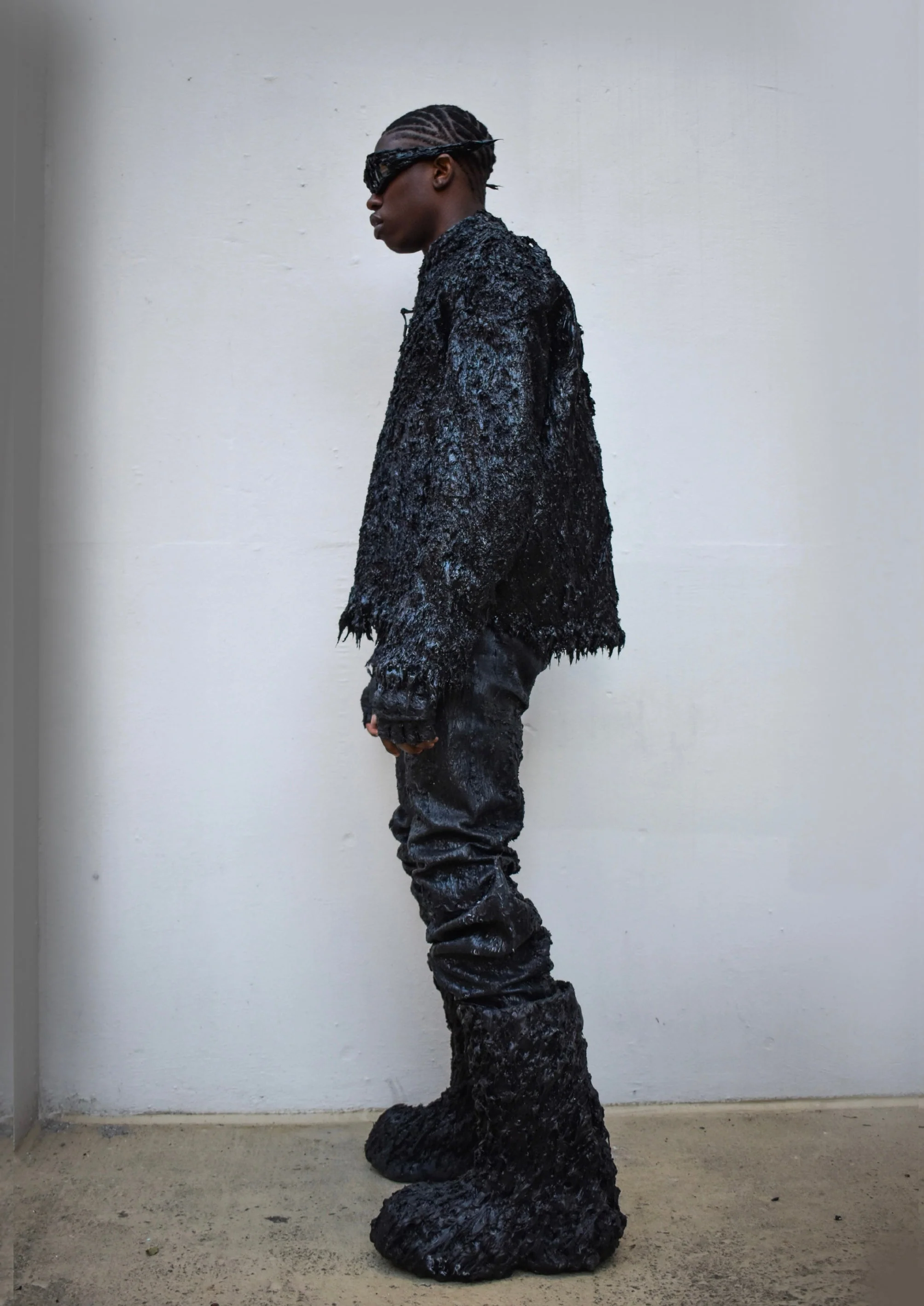 BLACK RIDDICK MOTO JACKET - Image 6