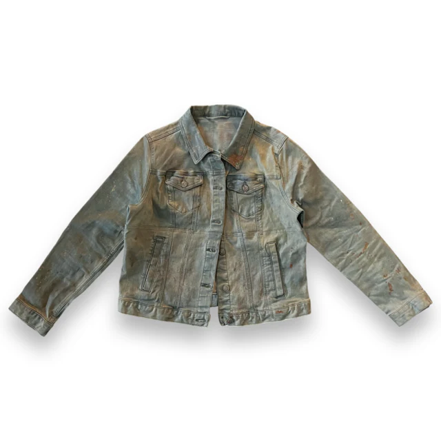 Worker Waxed Cropped Jacket - Image 6
