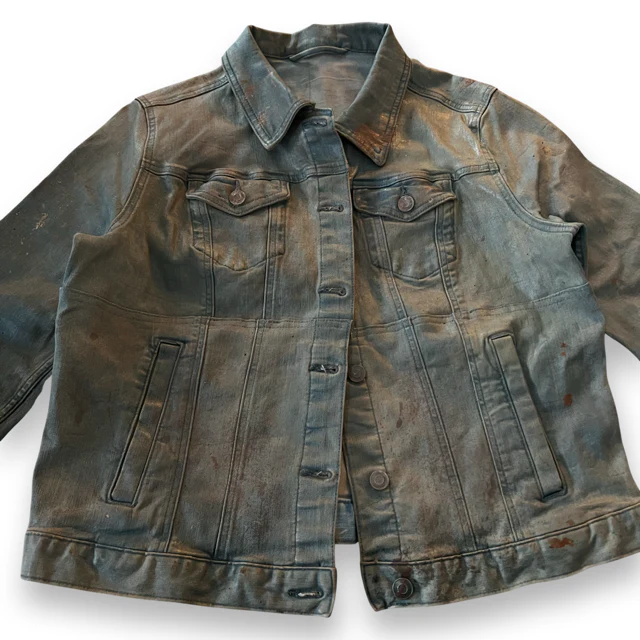 Worker Waxed Cropped Jacket - Image 7