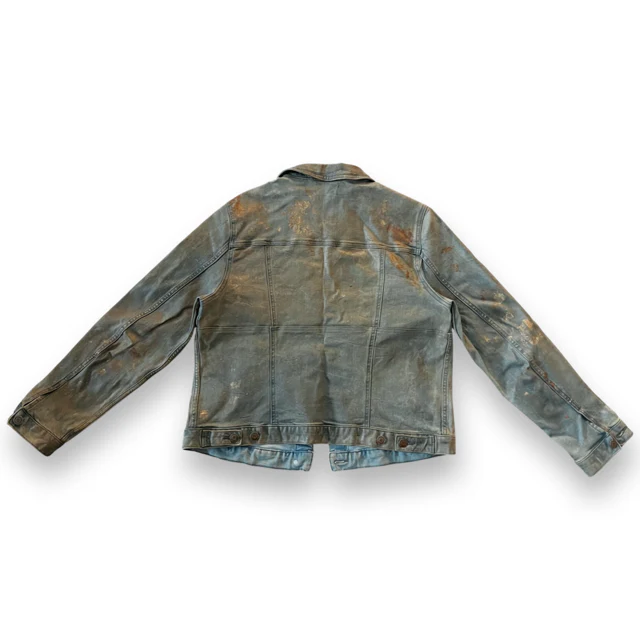 Worker Waxed Cropped Jacket - Image 8